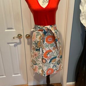 J. Crew Floral A-Line Skirt - Multicolor